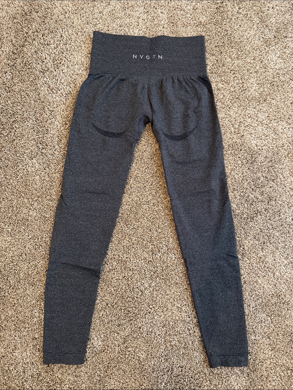 NVGTN Women’s High-Waist Dark Charcoal Leggings
